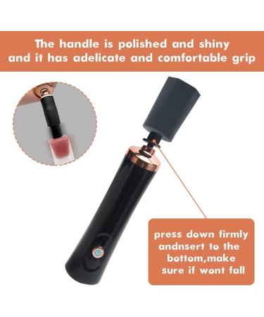 Calidaka Portable Electric Beauty Eyelash Shaker | Waterproof Automatic Liquid Mixer for Eyelash Extension Glue & Nail Polish - Black - Buy Online on GoSupps.com