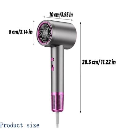 Numoya Jetspeed Hair Dryer Numoya Hair Dryer Blow Dryer with Diffuser for Curly Hair Numoya Jetspeed Hair Dryer Adjustable Speed Fast Drying (Grey) - Buy Online on GoSupps.com