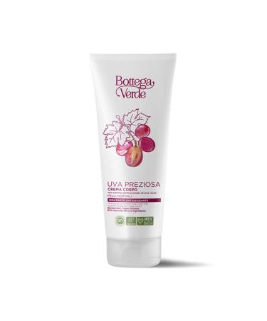 Bottega Verde Precious Grapes - Body Cream - Antioxidant Moisturizer - with Hyperfermented Red Grape Extract - for Normal Skin