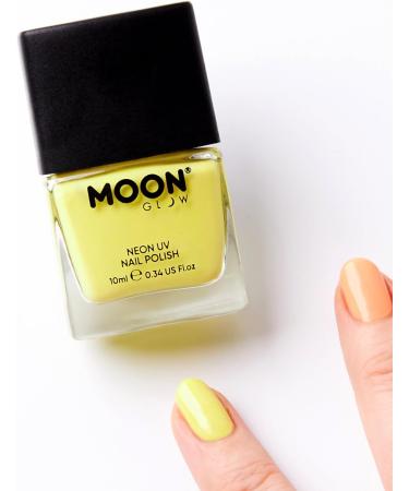 Neon UV Nail Polish by Moon Glow - Pastel Set of 4 - Bright Neon Nail Varnish - Glows under UV - 10ml - Buy Online on GoSupps.com