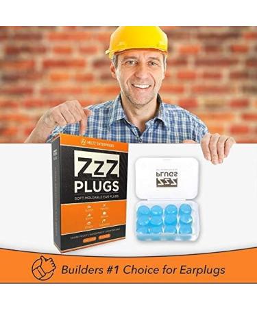 ZZZ-Plugs Silicone Earplugs - 6 Pair Value Pack for Sleeping, Swimming, Travel - Moldable Noise Cancelling Ear Plugs for Snoring, Studying, Concerts - Buy Online on GoSupps.com