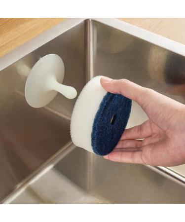 Sponges for Dishes Kitchen Scrub Sponge Kitchen Scrubbing Sponge Cleaning Scrubbing Sponge Kitchen Dish Sponges (3 with Suction Cup) 3 with suction cup - Buy Online on GoSupps.com