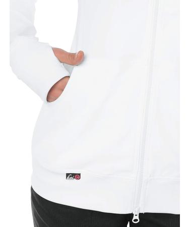 KOI Lite 445 Women's Clarity Scrub Jacket - Large White - Buy Online on GoSupps.com