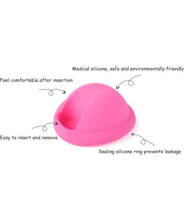 Menstrual Cup Set - 2 Sizes (30ml & 45ml) | Reusable Menstrual Disc | Eco-Friendly Alternative to Women's Hygiene Products - Buy Online on GoSupps.com