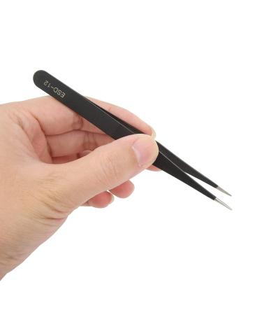 Duckettes 9PC Stainless Steel Tweezers Set | Slide-Resistant Pointed & Curved Tips for Mobile Phone Repair - International Shipping Available - Buy Online on GoSupps.com