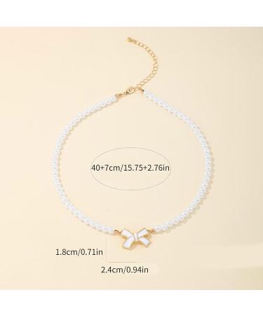 Southjieling Elegant Loop Trailer Necklace - Exquisite Jewelry with Art Beads Black Collarbone Chain for Women - Buy Online on GoSupps.com