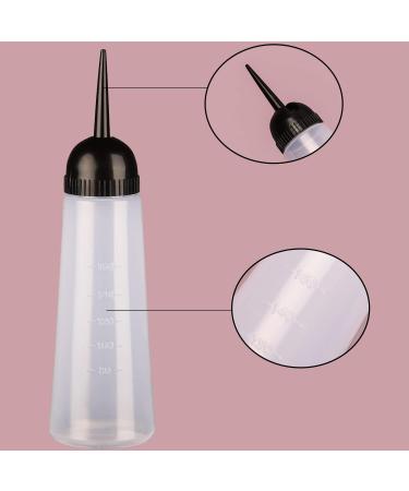 Salon Hair Color Measuring Applicator Bottle - 2 Pack (160ml) | Plastic Scale Hairdressing Tool - Buy Online on GoSupps.com