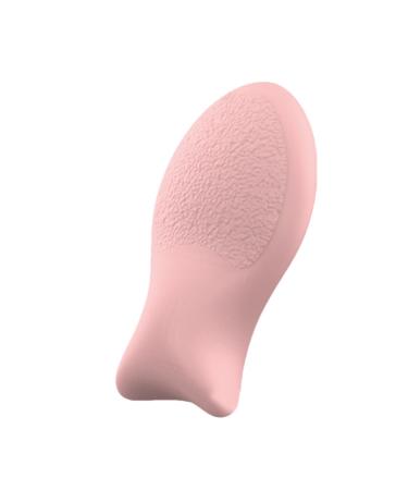 Powder Puff for Face Powder Silicone Cosmetic Face Powder Puff - Fish-Shaped Foundation Puff Pad Cosmetic Foundation Blender Puff for Pressed Powder Small fish puff (pink)
