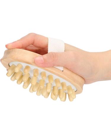 Shower Brush for Lymphatic Cellulite Massage and Dry Brushing - Body Scrubber and Hair Massager - Buy Online on GoSupps.com