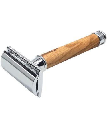 PHTOIT Double Razor with Long Natural Blade | Premium Eco-Friendly Shaving Tool for Men & Women - International Shipping Available - Buy Online on GoSupps.com