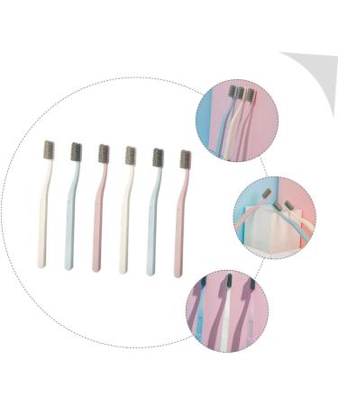 Orfofe 6-Piece Stiff Brush Tooth Care Set - Adult Tooth Stain Cleaner & Mouth Cleaning Devices - Buy Online on GoSupps.com