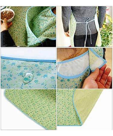 Reusable Adult bib Waterproof Extra-Long Clothing Protector with Optional Crumb Collector Suitable for The Elderly The Elderly and The Disabled B - Buy Online on GoSupps.com