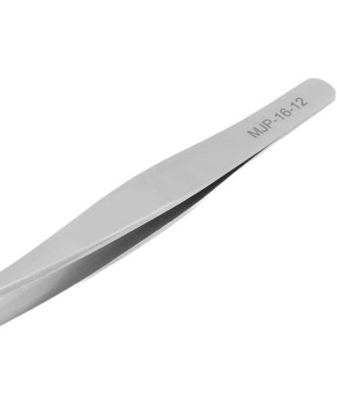 Precision Stainless Steel Tweezers - Slant Tip for Eyelash Plant Grafting & Hair Removal | International Shipping Available - Buy Online on GoSupps.com