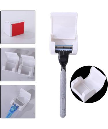 XMOD Shower Shaver Holder - Durable Men's Razor Hook | Strong Glue Electrician Wall Holder for Bathrooms | Perfect Household Organizer - Buy Online on GoSupps.com