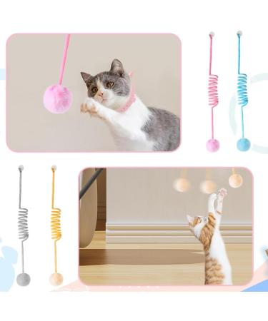Quxvena 4-Piece Interactive Hanging Cat Toys - Retractable Magic Wand for Intelligent Kittens - Self-Employment Door Frame Fun - Buy Online on GoSupps.com
