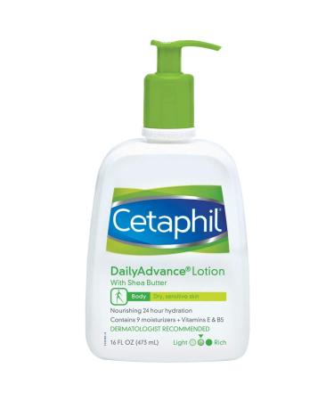 Cetaphil DailyAdvance Ultra Hydrating Lotion for Dry/Sensitive Skin 16 oz ( Pack of 3)