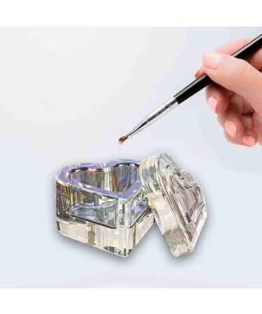 MagiDeal Nail Art Dish with Lid Nail Art Bowl Holder for Nails False Nails Acrylic Nails Container Small Jewelry Storage Box multi - Buy Online on GoSupps.com