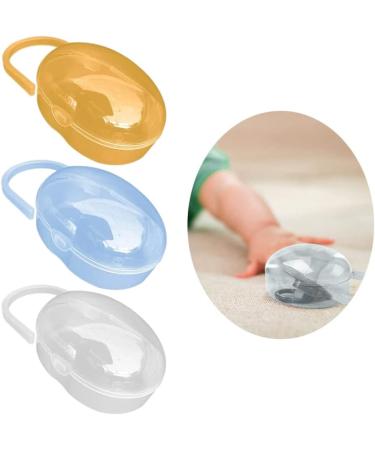 Beito 3pcs BPA-Free Pacifier Holder Case - Baby-Resistant Storage Box for Soothers & Supplies - Buy Online on GoSupps.com