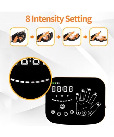 Buy Matybobe Rehabilitation Robot Gloves - Hand Dysfunction Training Device with USB Chargeable LED Display for Stroke Recovery 8 Intensity Levels 3 Modes - Left/Right Hand Options - Buy Online on GoSupps.com