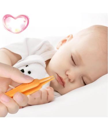 Baby Cleaning Tweezers Set for Ear and Nasal Hygiene - 4 Pieces with Plastic Tips - Buy Online on GoSupps.com