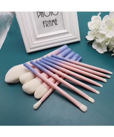 Professional Nylon Hair Makeup Brush Set - Wood Handle Makeup Brush Kits for Flawless Application - International Shipping Available - Buy Online on GoSupps.com