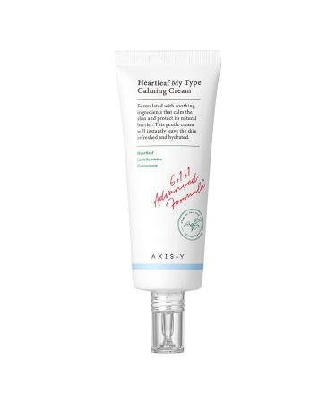 AXIS-Y Heartleaf My Type Calming Cream 60 ml / 2.02 fl. oz | Hydrating Gel Moisturizer | Sensitive Skin | Centella Asiatica | Dehydrated Skin | Korean Skincare