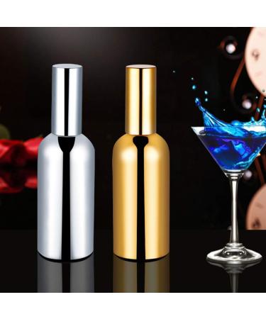 Shop Portable 100ml Glass Perfume Spray Bottle - Refillable Fine Mist Atomizer (Gold) - International Shipping Available - Buy Online on GoSupps.com