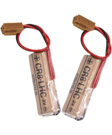 Pack of 6 Fuji FDK CR8.LHC 17450 3V 2600mAh Batteries for Water Meter Memory Backup - Reliable Power Source with Brown Plug - Buy Online on GoSupps.com