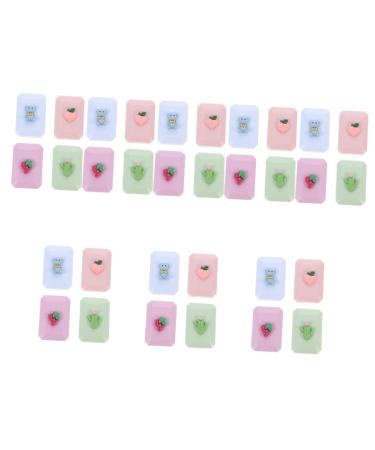 Gatuida 32 STK contact lens container Lens Case Glass -Terrarium Cosmetic container for eye lenses travel supply Colored contact lenses glasses case