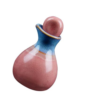 FOMIYES Liquid Containers Glass Dispenser Perfume Bottle Beauty Salon Supplies Oil Can Oil Rack Miniature 5.5 7.5cm Red