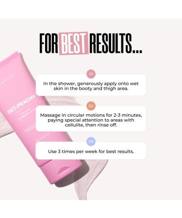 MA LYS Cosmetics GET-PEACHY Bum Scrub | Exfoliating Scrub for Cellulite & Pore Unblocking | International Shipping Available - Buy Online on GoSupps.com