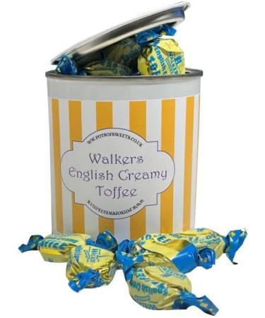 250g English Creamy Toffees in Paint Pot Tin - Delicious Confectionery Treat - Buy Online on GoSupps.com