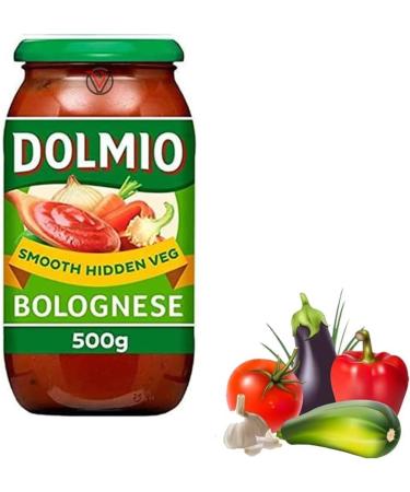 Dolmio Tomato & Cheese Original Smooth Hidden Veg Sauce Jar 500g - Pick Any 3 Your Favourite Sauce Jar - Buy Online on GoSupps.com