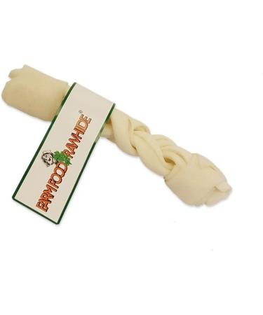 Buy Farm Food Tooth Stick - Coarse Leather Braided 20 cm | 100 g | International Shipping Available - Buy Online on GoSupps.com