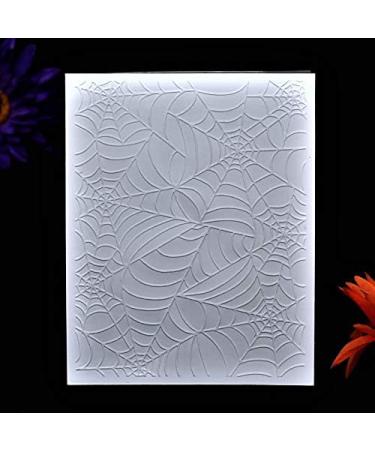 Kwan Crafts Spider Web Halloween Plastic Embossing Folder for Card Making - 12.1x15.2cm - Buy Online on GoSupps.com