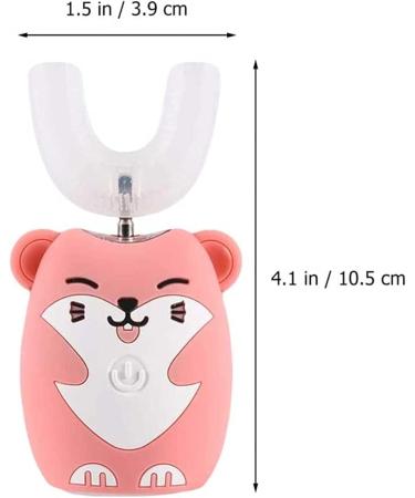 UOOD Kids U Shaped Electric Toothbrush 360 Automatic Whitening Rechargeable Sonic Toothbrush Auto Brush for Children (Color : Pink Size : 8-15 Years Old) 1 count (Pack of 1) Pink - Buy Online on GoSupps.com