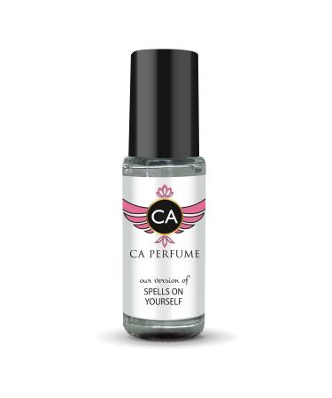 CA Perfume Impression of Louis V Spells on Yourself For Women Replica Fragrance Body Oil Dupes Alcohol-Free Aromatherapy Sample Travel Size Concentrated Long Lasting Attar Roll-On 0.14 Fl Oz/4ml-X1
