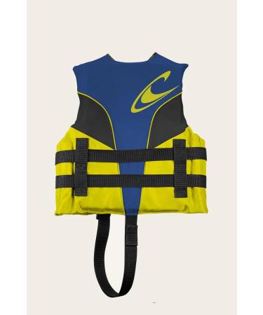 O'Neill Child Superlite USCG Life Vest - Pacific/Yellow/Black - One Size - Buy Online on GoSupps.com