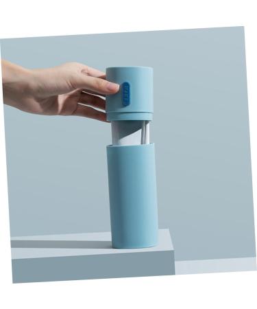 Minkissy 2-Piece Travel Toothbrush Set - Portable Toothpaste Case & Outdoor Toothbrushes - Durable & Convenient - Perfect for Travel (Blue 19x6.2cm) - Buy Online on GoSupps.com