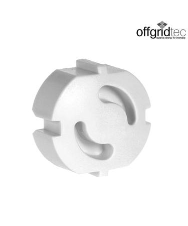 Offgridtec 12 PCS Child Safety Lock - Socket Protection Pluggable Caps White - Safe & Secure Socket Cover for Kids - Buy Online on GoSupps.com