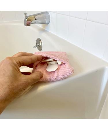 Evelots Soap Saver/Holder Set/3 - Microfiber Pocket Scrubber with Exfoliating Sponge on Rope - Buy Online on GoSupps.com
