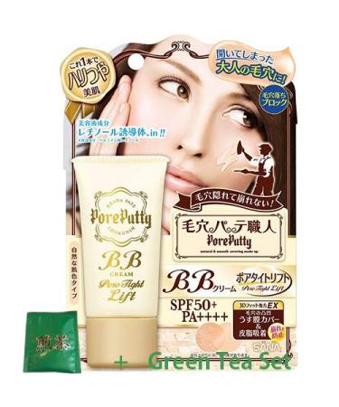 Sana Keana Pate BB Cream SPF50+ PA++++ - Pore Tight Lift & Green Tea Set | Buy Internationally - Buy Online on GoSupps.com