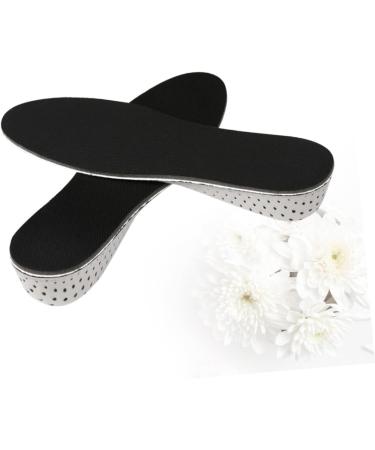 NOLITOY Height Increase Inserts - Invisible Lifting Insoles for Men | Comfortable Full Pad Shoe Lift Inserts - Size 3 Net Black - Buy Online on GoSupps.com