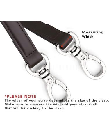 CRAFTMEMORE 2pcs Oval Snap Hooks Heavy Duty Metal Push Gate Swivel Lobster Clasp Keychain Clip Purse Making Accessories SC09 (1/2 Inch  Gunmetal Black) 1/2 Inch Gunmetal Black - Buy Online on GoSupps.com