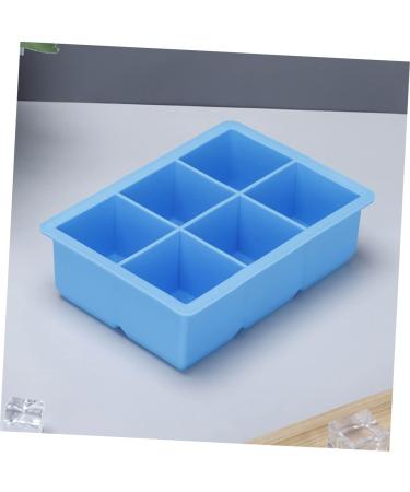 Zerodeko Non Stick Baking Sheet 3pcs 6 Six Grid Silicone Bakeware Bread Small Cake Silica Gel Nonstick Baking Pan 16.5x11.5CM Sky-blue - Buy Online on GoSupps.com