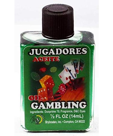 1 Piece BRYBRADAN Gambling Spiritual Oil JUGADORES ACEITE ESPIRITUAL -1/2 FL OZ 14.7ML