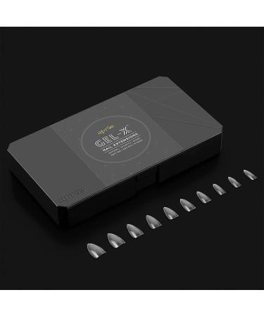 Apres Nail Gel-X Stiletto Short Tips | 500 Natural Gel-X Tips | Premium Quality | 10 Sizes 0-9 | No Size 00 | Box of Tips - Buy Online on GoSupps.com