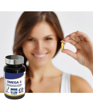 NUTRIEXPERT - Omega 3 - Brain and Cardiovascular Function - Rich in Omega 3 Fatty Acids EPA + DHA - Purified Oil from Cold Sea Fish - Cure 30 Days - French Brand - Pack of 3 - Buy Online on GoSupps.com