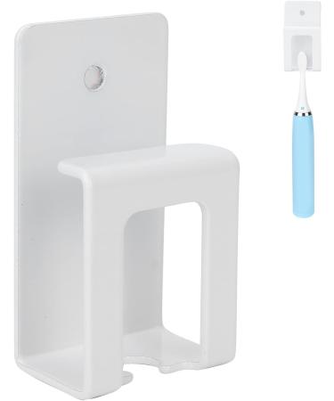 Verdant Touch Stainless Steel Electric Toothbrush Holder & Organizer - Stylish Bathroom Storage for Toothpaste & Cups - White - Buy Online on GoSupps.com