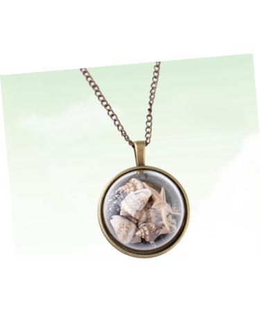 CALLARON Necklaces Women Necklace Memorial Necklace Chain Conch Necklace Women Jewelry Miss Shell Pendant - Buy Online on GoSupps.com